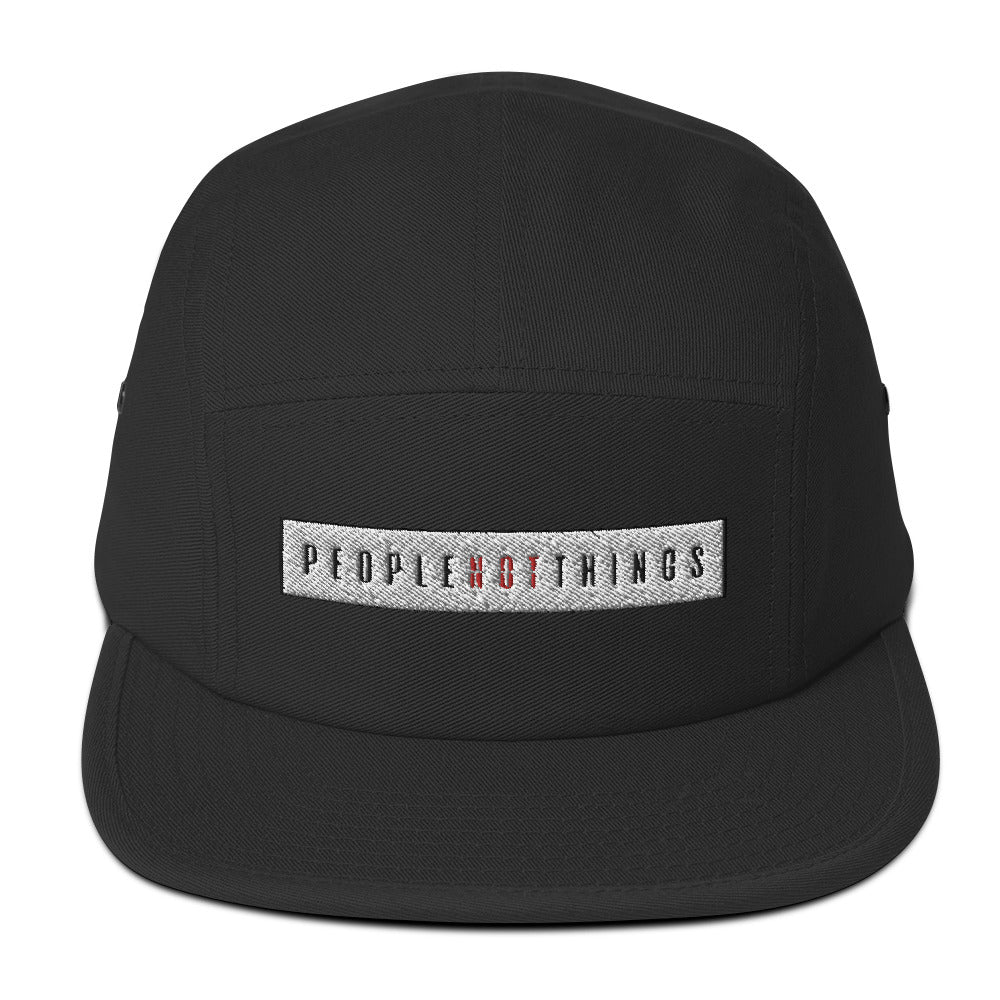 5 Panel Cap - People Not Things Logo