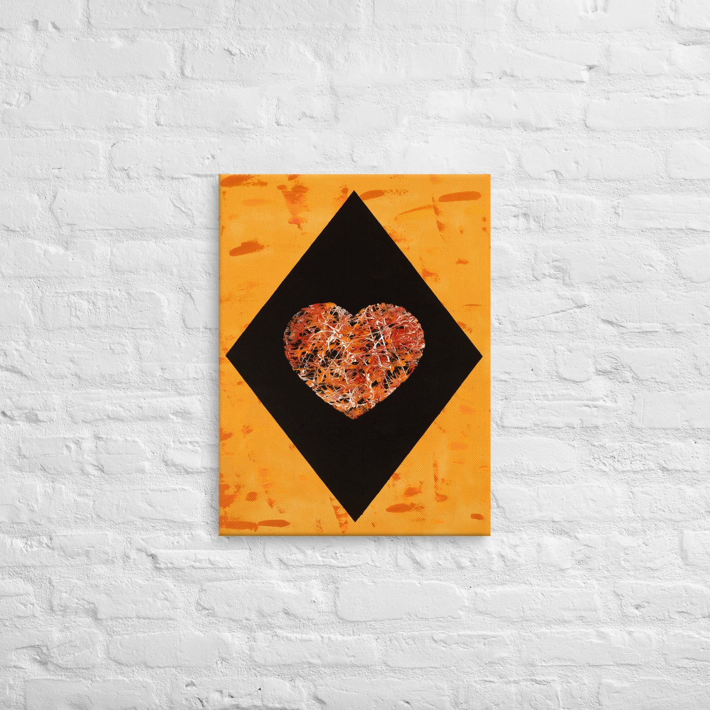 "Love In Orange" by Genesis Be (No Frame)