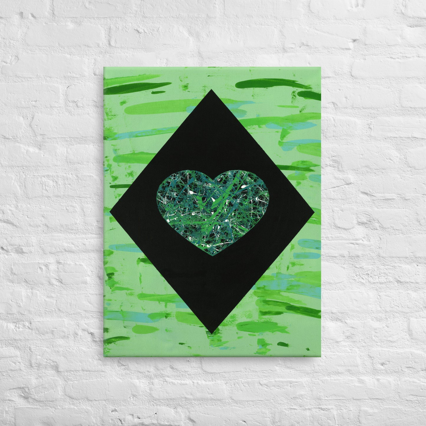 "Love In Green" by Genesis Be (No Frame)