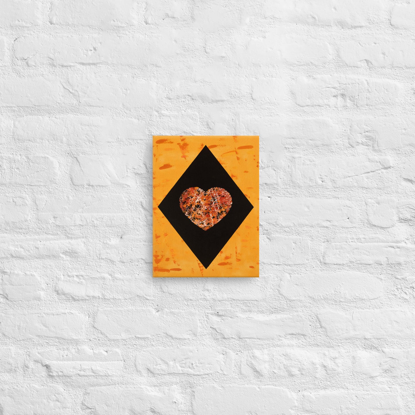 "Love In Orange" by Genesis Be (No Frame)