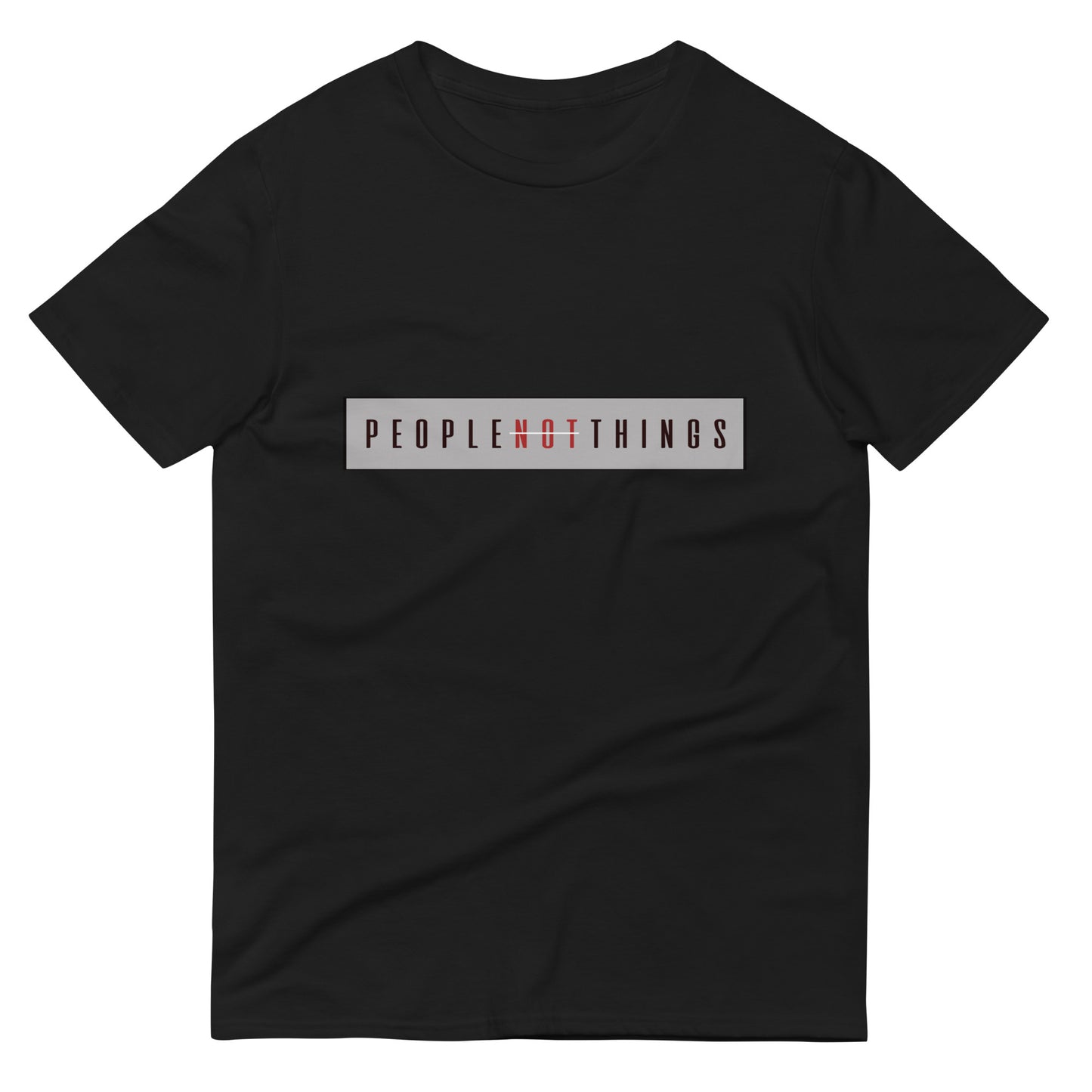 T-Shirt - People Not Things Logo