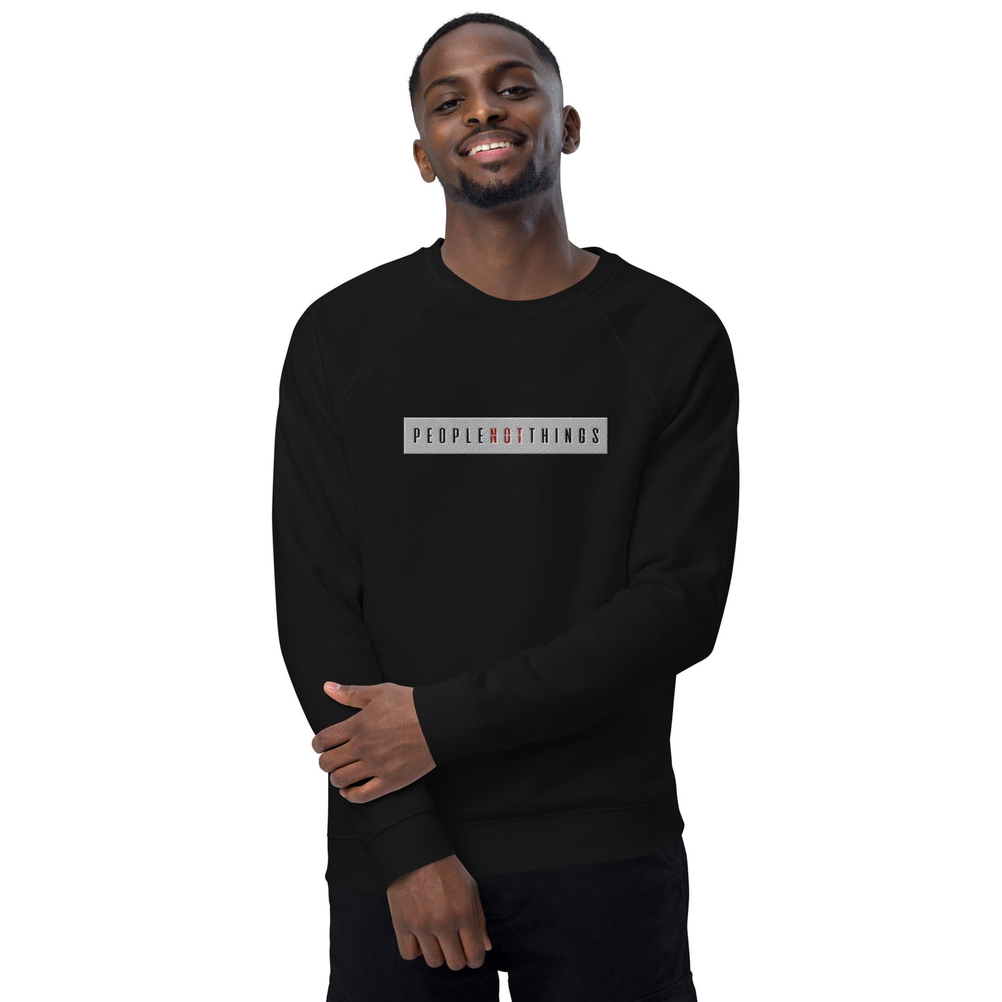 Sweatshirt - People Not Things Logo (Embroidery)