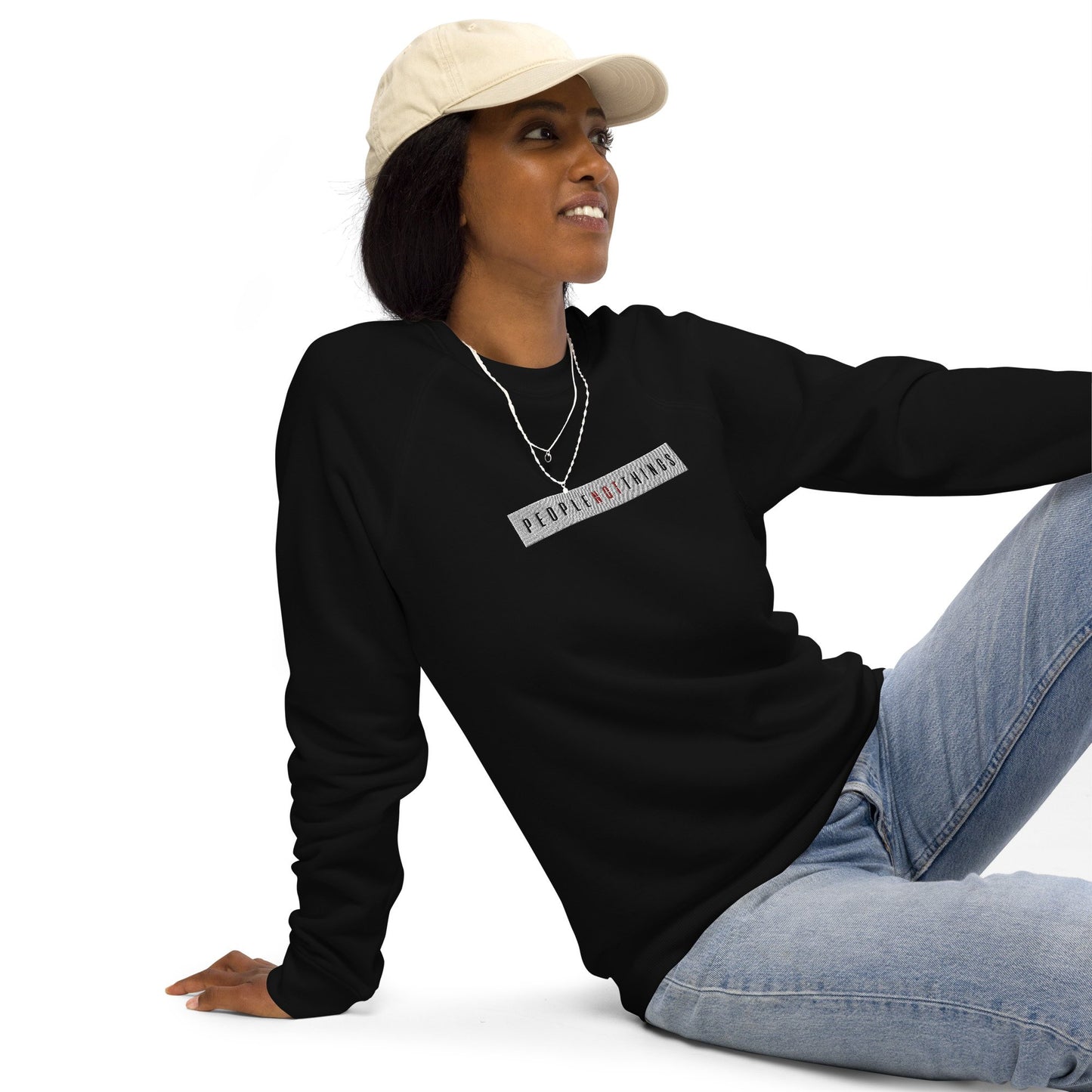 Sweatshirt - People Not Things Logo (Embroidery)