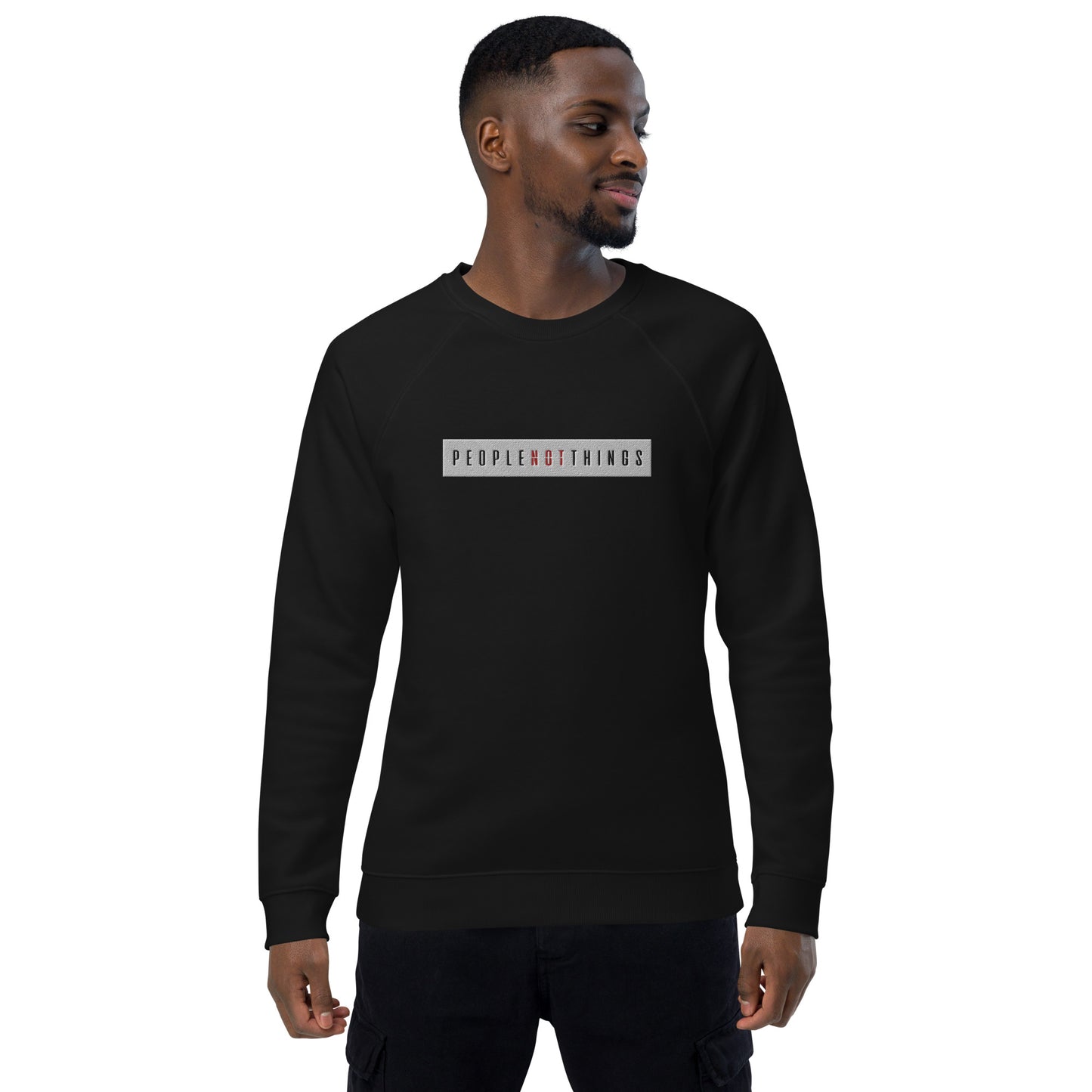 Sweatshirt - People Not Things Logo (Embroidery)