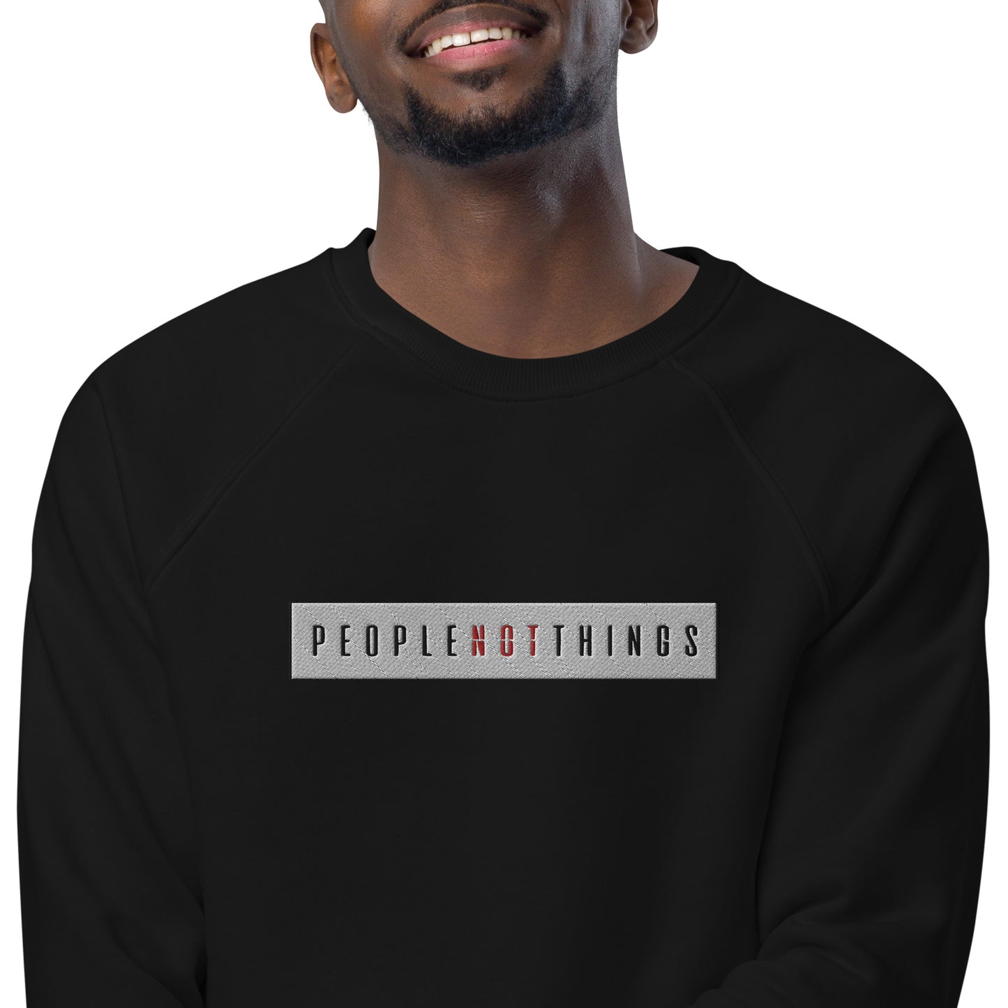 Sweatshirt - People Not Things Logo (Embroidery)