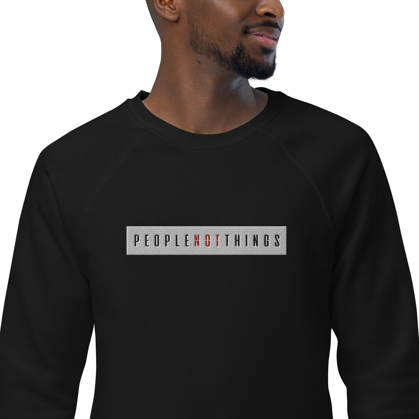 Sweatshirt - People Not Things Logo (Embroidery)