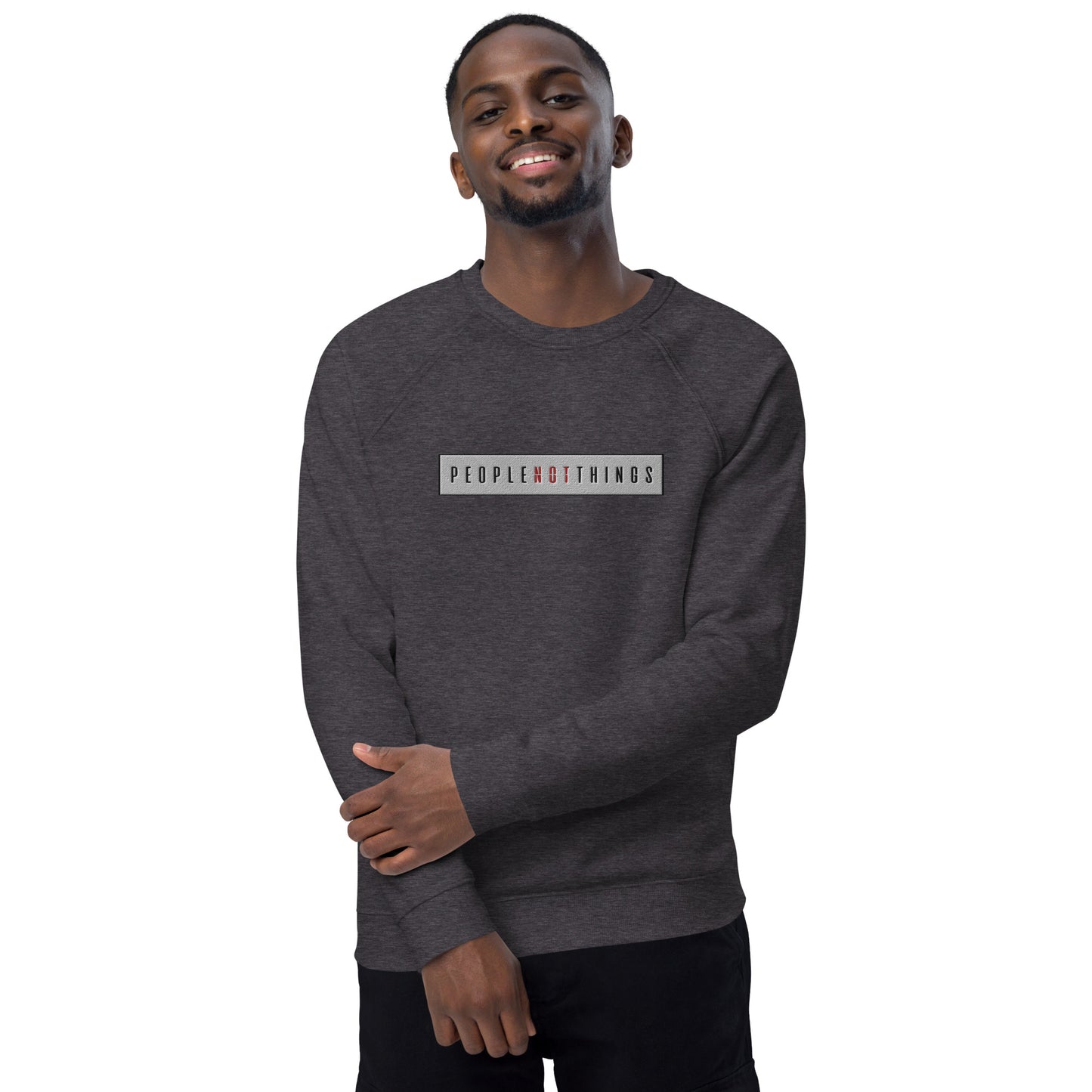 Sweatshirt - People Not Things Logo (Embroidery)