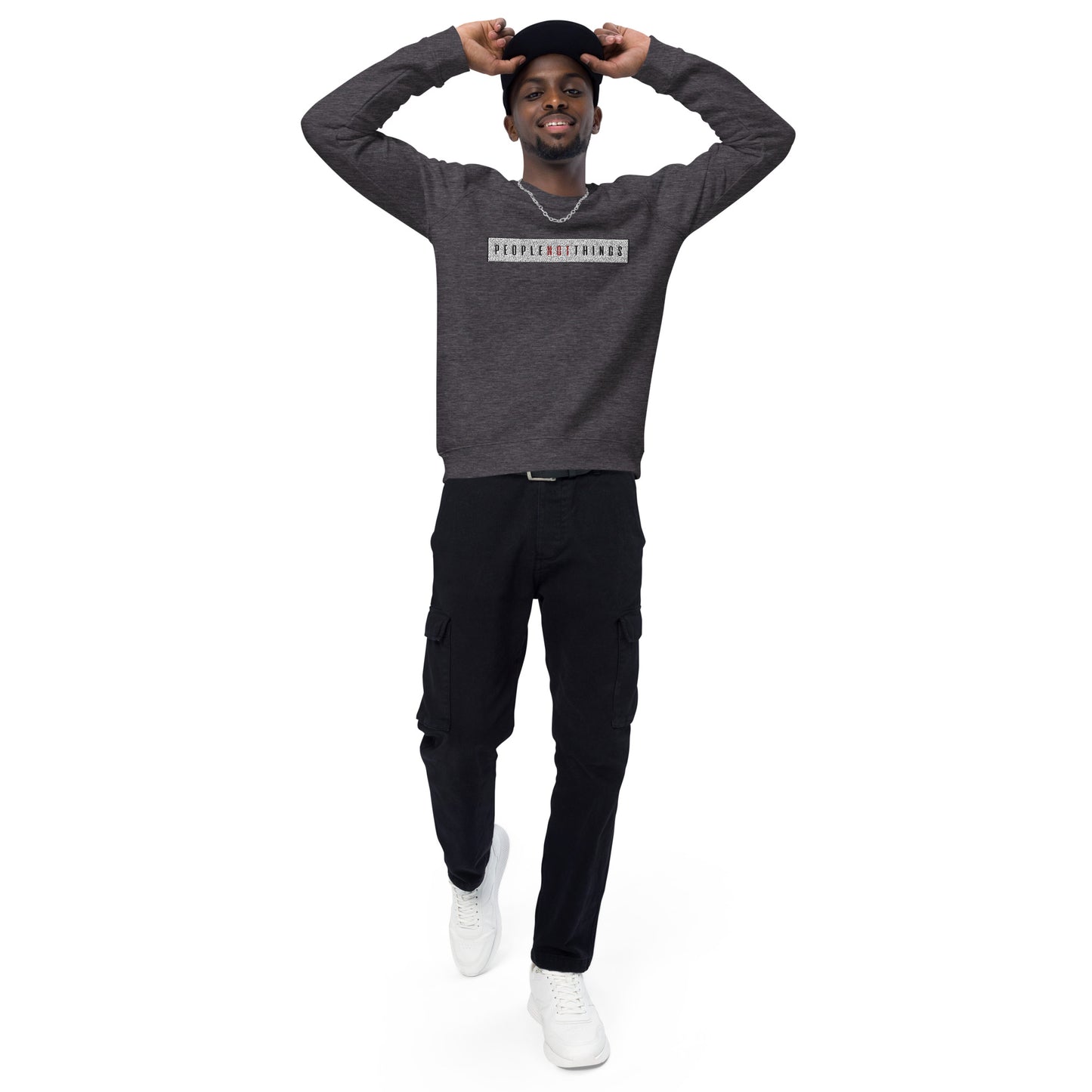 Sweatshirt - People Not Things Logo (Embroidery)