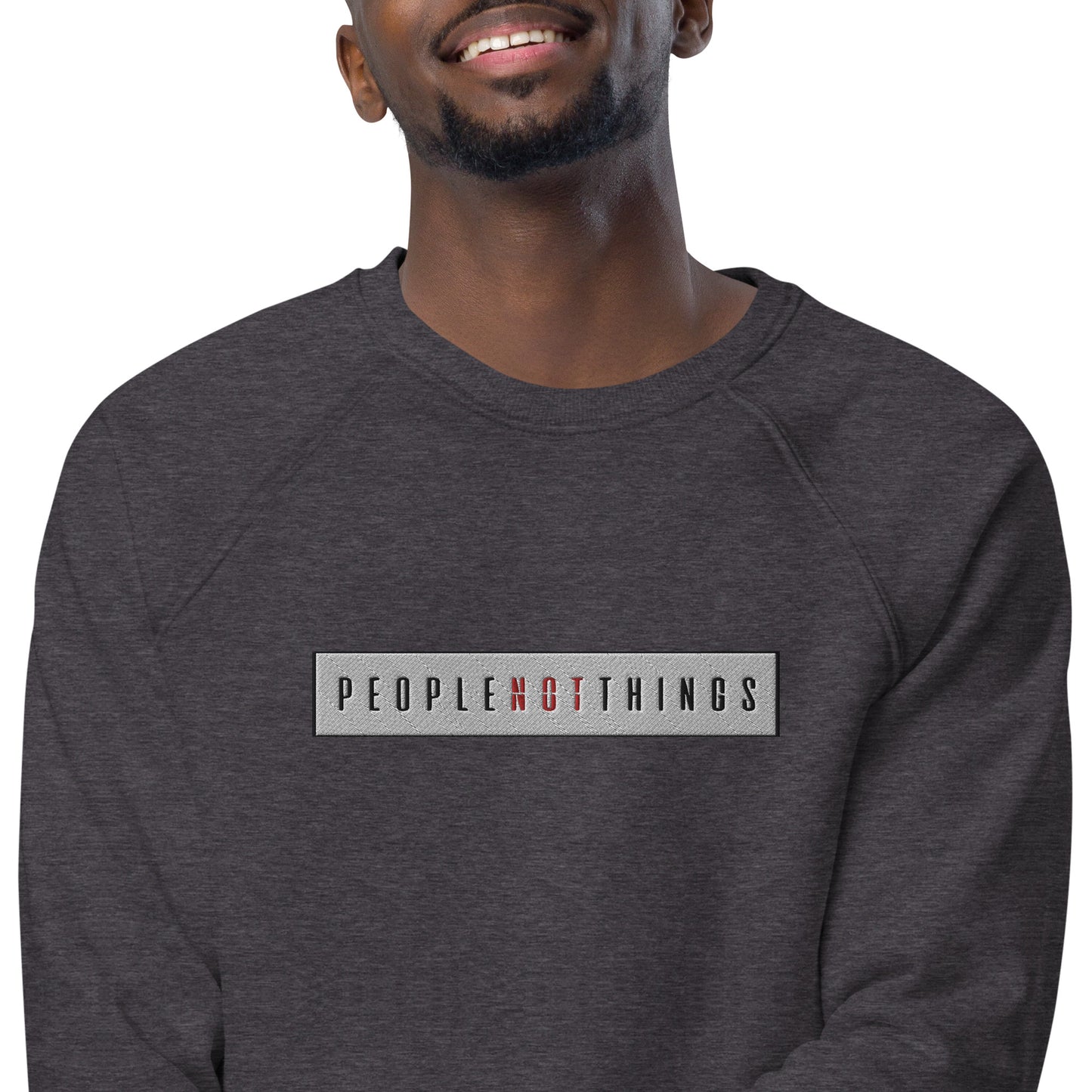 Sweatshirt - People Not Things Logo (Embroidery)