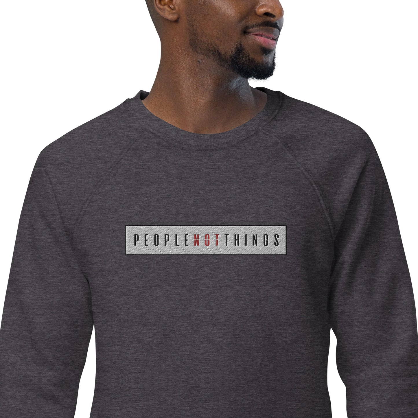 Sweatshirt - People Not Things Logo (Embroidery)