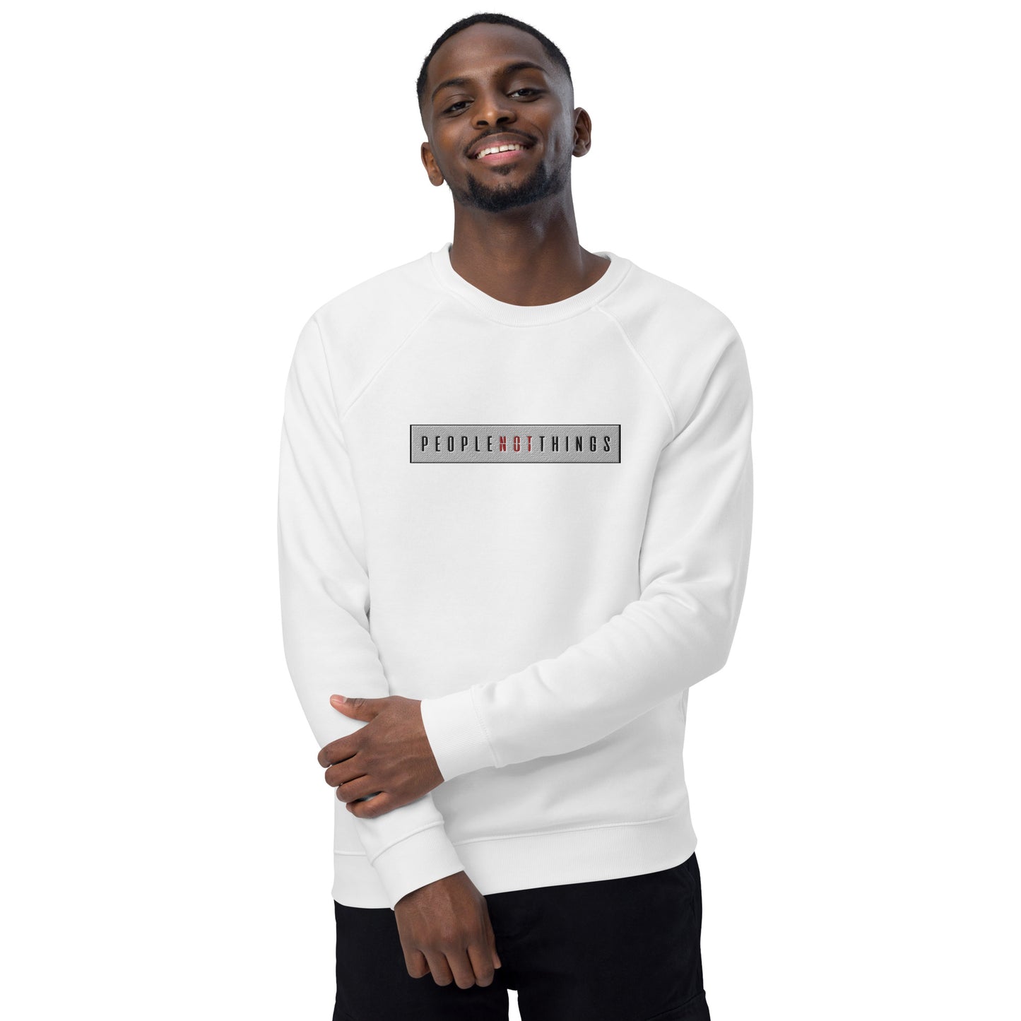 Sweatshirt - People Not Things Logo (Embroidery)