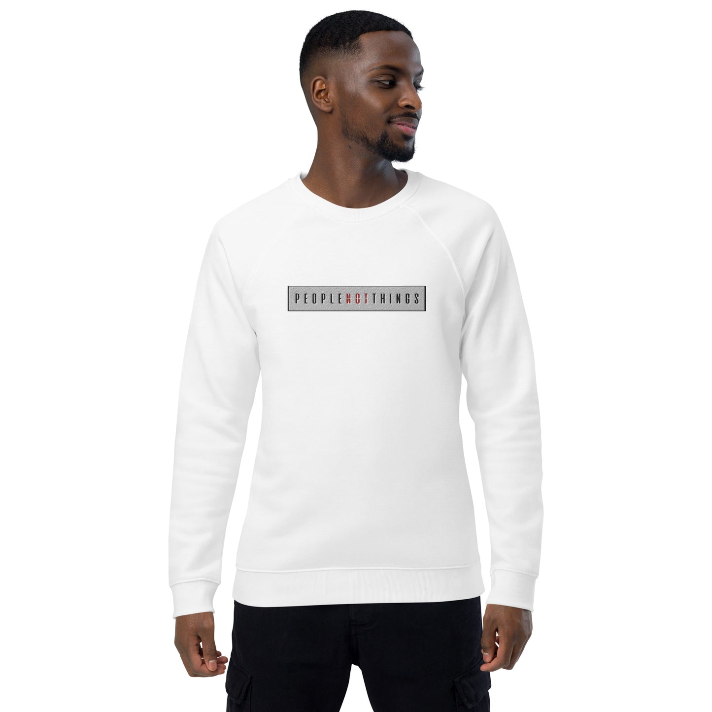 Sweatshirt - People Not Things Logo (Embroidery)