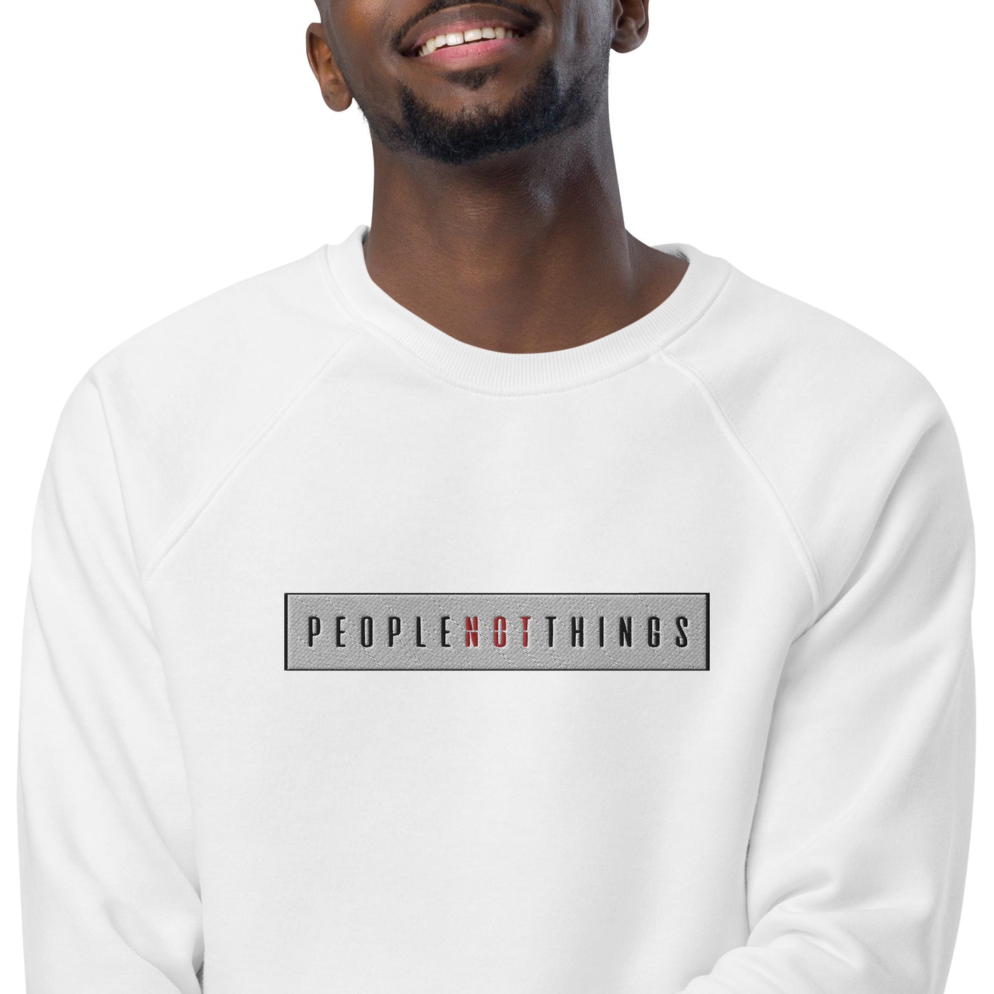 Sweatshirt - People Not Things Logo (Embroidery)