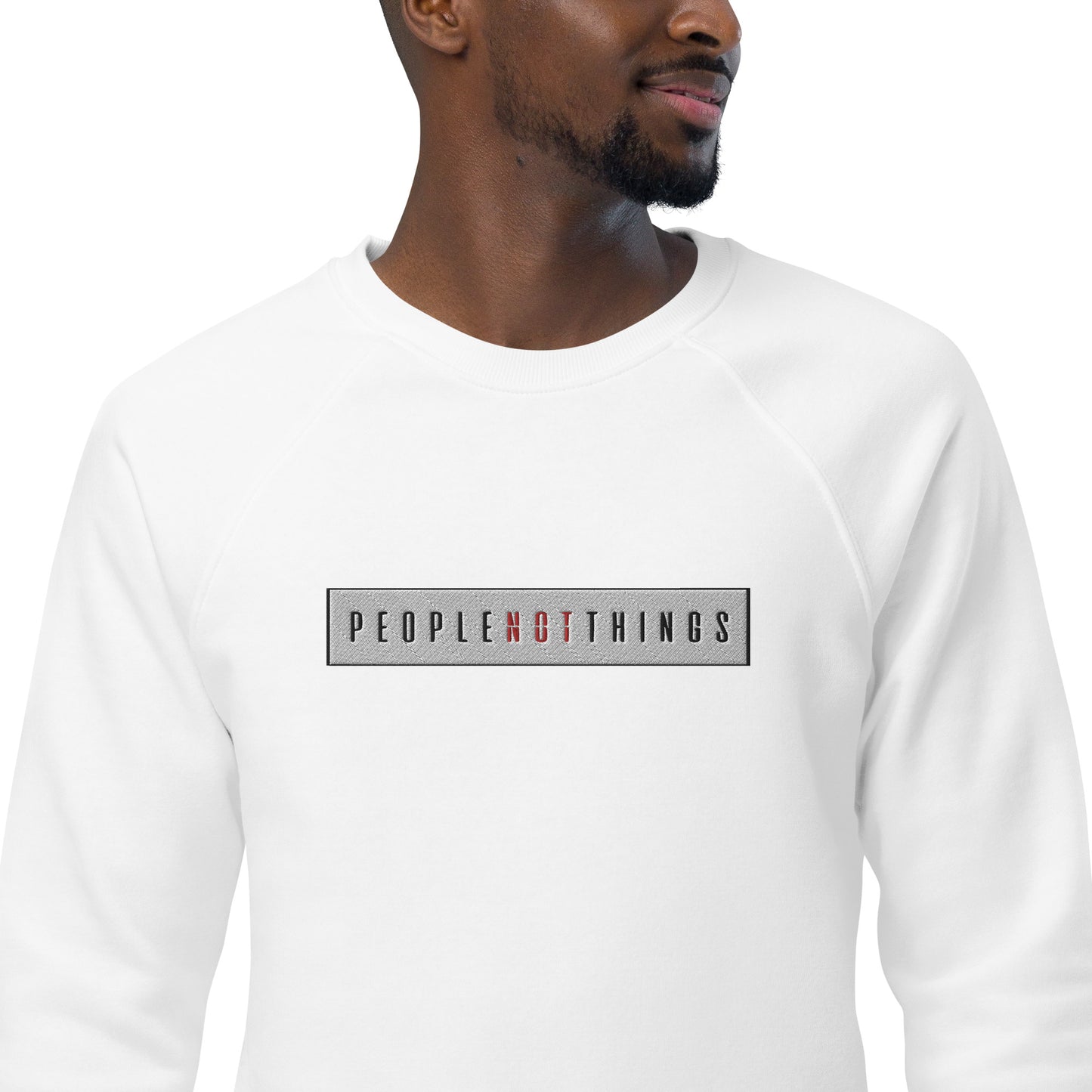 Sweatshirt - People Not Things Logo (Embroidery)