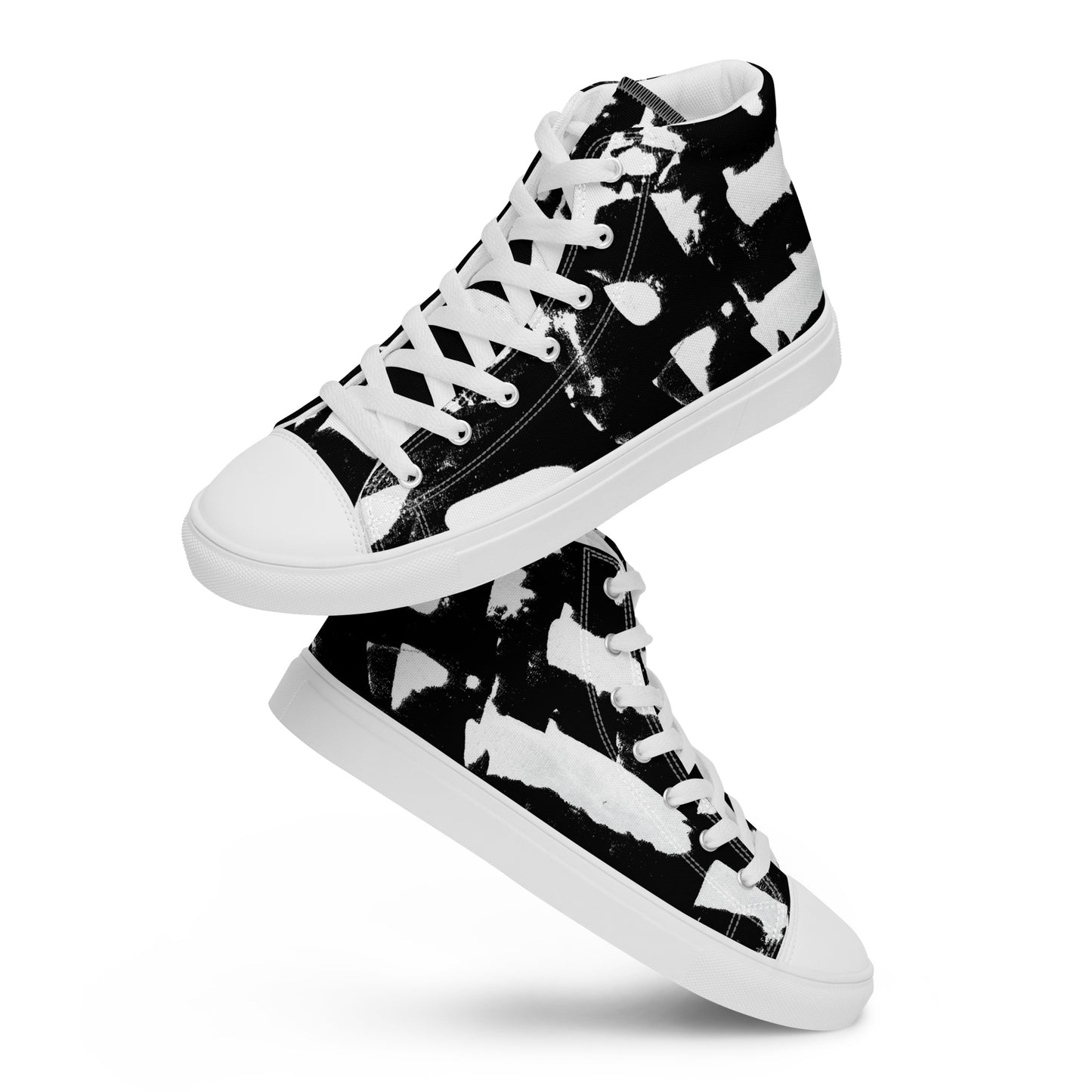 Black High Tops Women's - Barrier Strokes