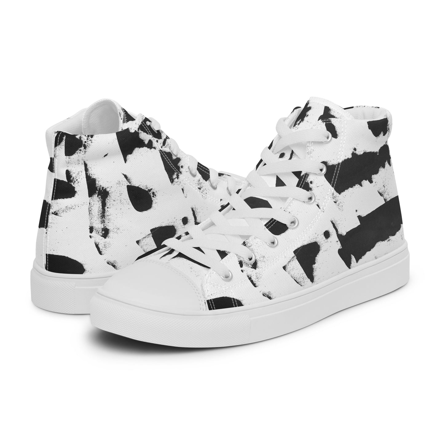 White High Tops Women's - Barrier Strokes
