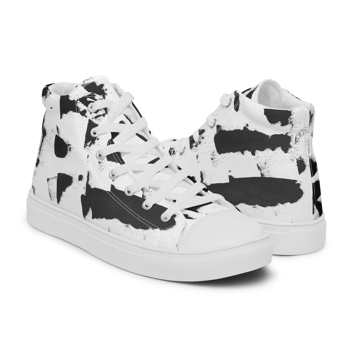 White High Tops Women's - Barrier Strokes