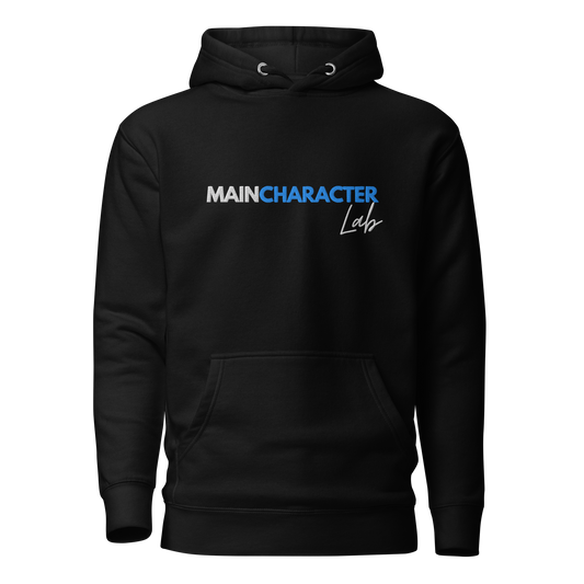 Main Character Lab Black Hoodie